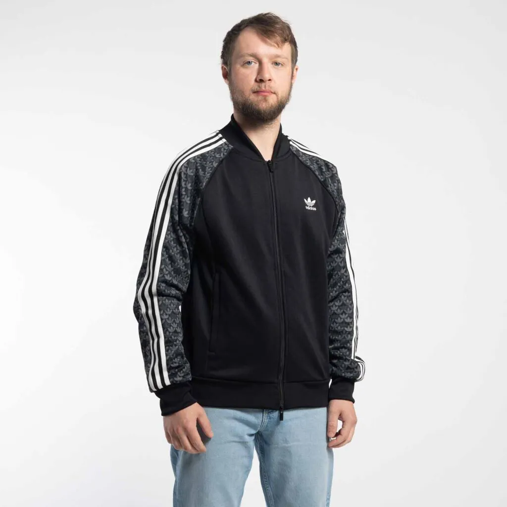 adidas Originals - SSTR Mono Track Top - schwarz/weißre