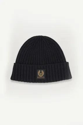 BELSTAFF Wool Beanie Hat Watch   