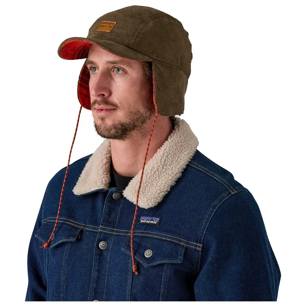 Cap Patagonia ---Range Earflap Cap Dark Walnut