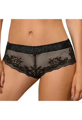 Eleganter schwarzer Panty