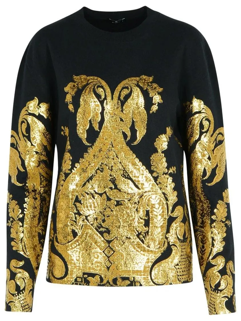   Etro  Black Wool Sweater Black  Pullover 