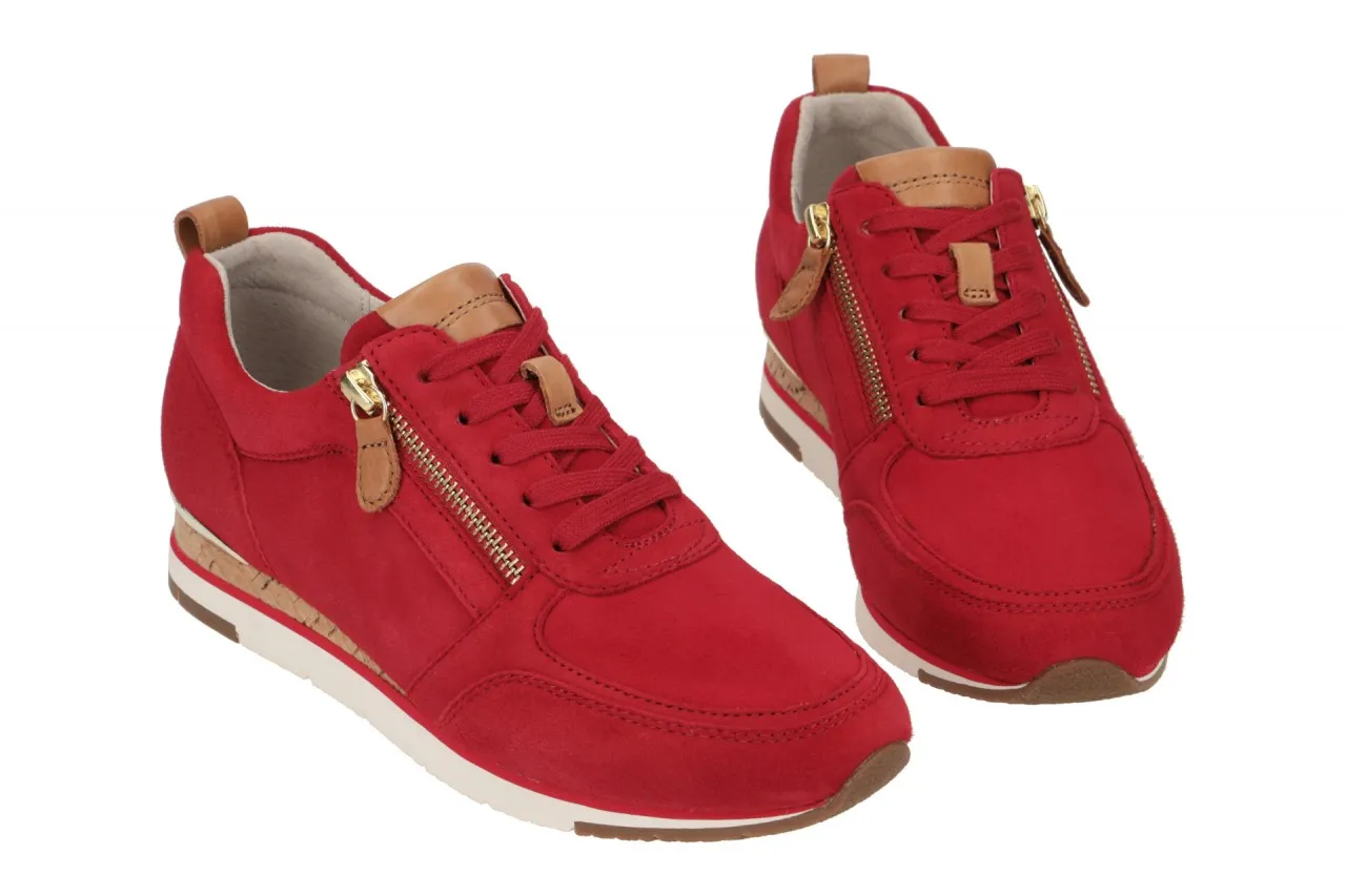 Gabor Schuhe Sneakers rot rubin 83.431.15