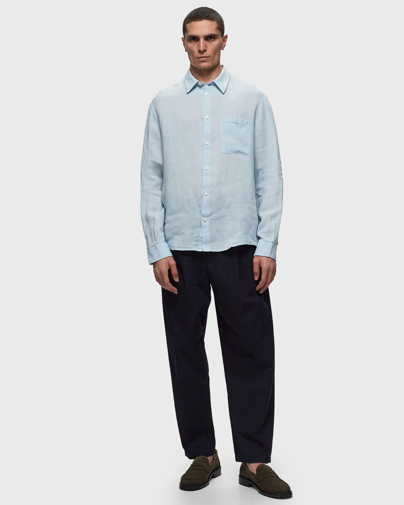 Hemd A.P.C. Green Cassel LIAEK-H12545