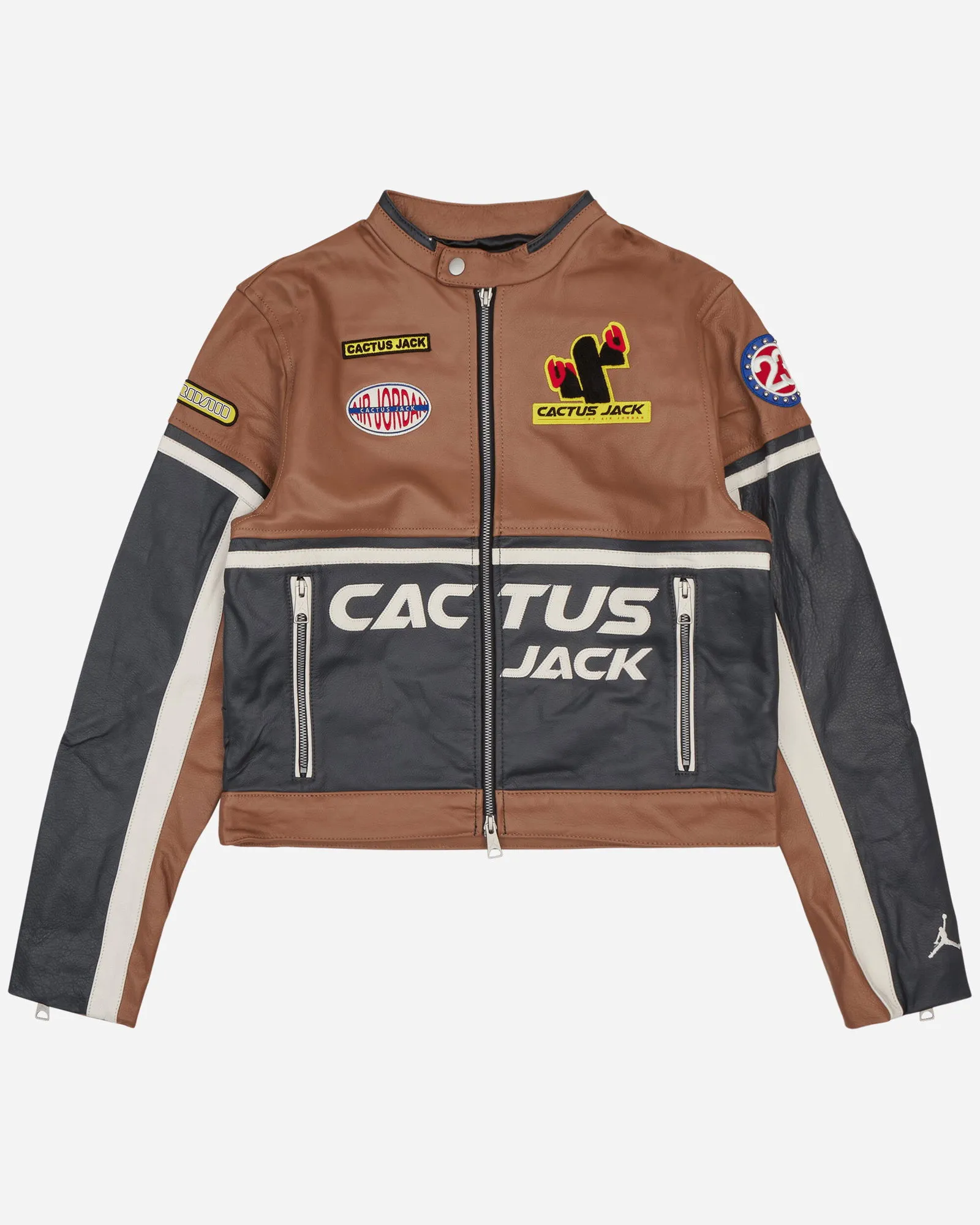 Jacke Jordan Leather Jacket x Travis Scott Cactus Jack DX6168-256