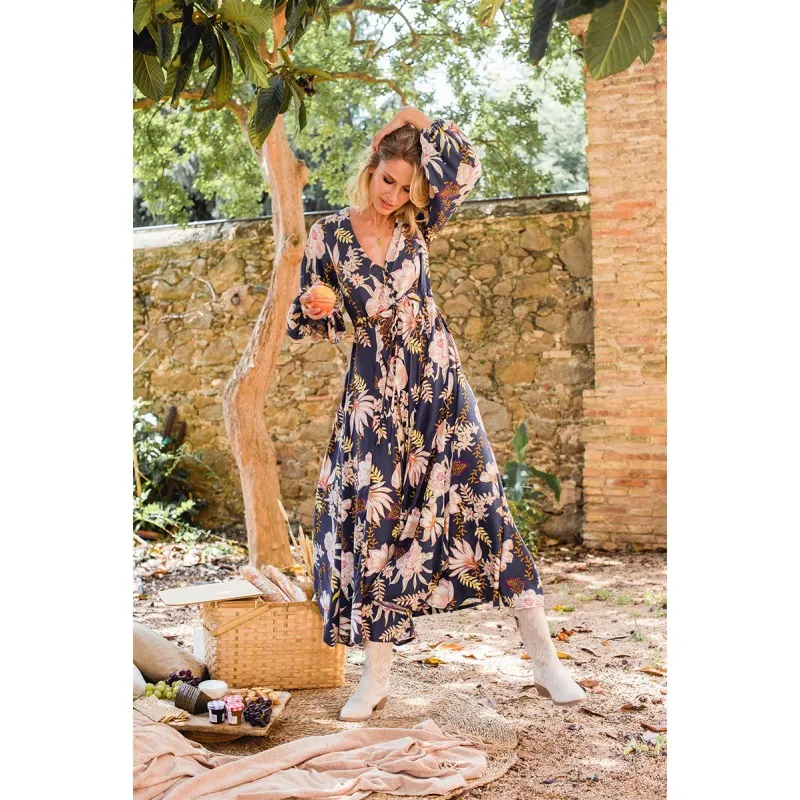 KLEID MAXI BLOOM JAASE