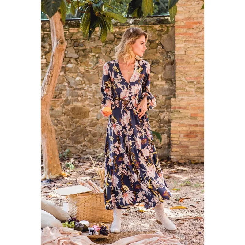 KLEID MAXI BLOOM JAASE
