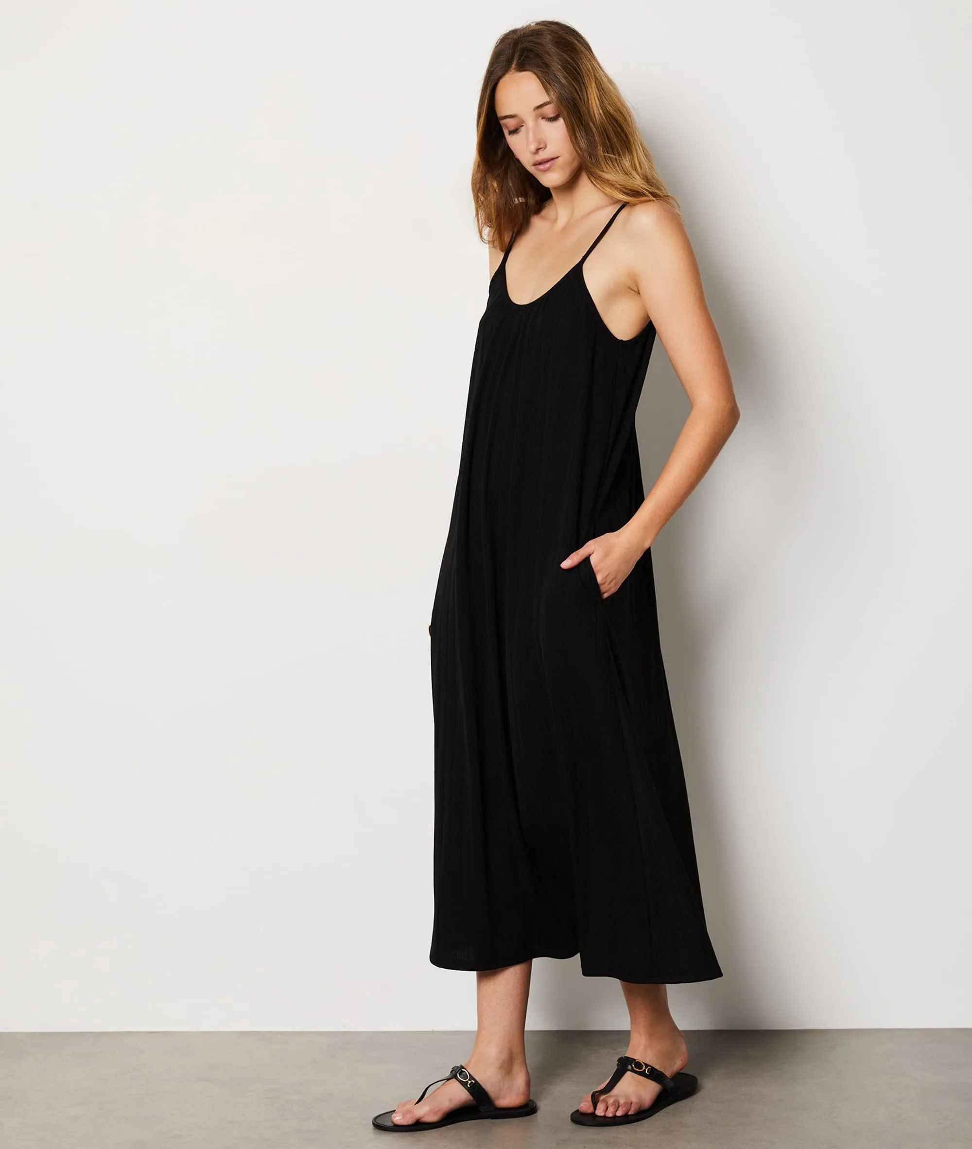 Langes Kleid POLYESTER