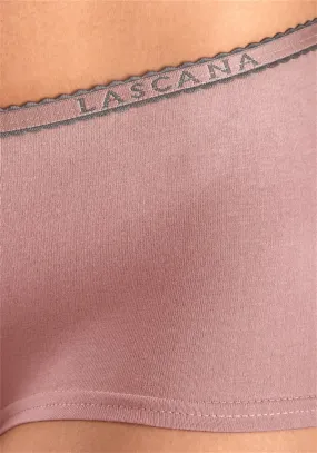 LASCANA Panty in Grau, Altrosa
