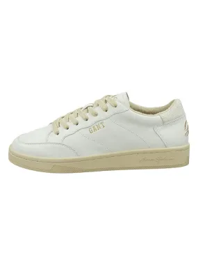 Leder-Sneakers "Prepus" in Weiß/ Beige