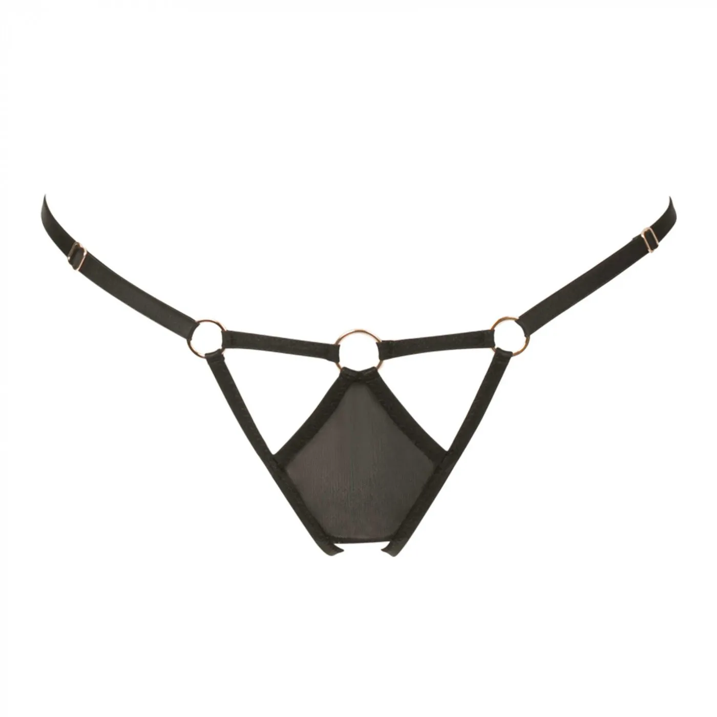 Riemen-Panty mit goldenen Details