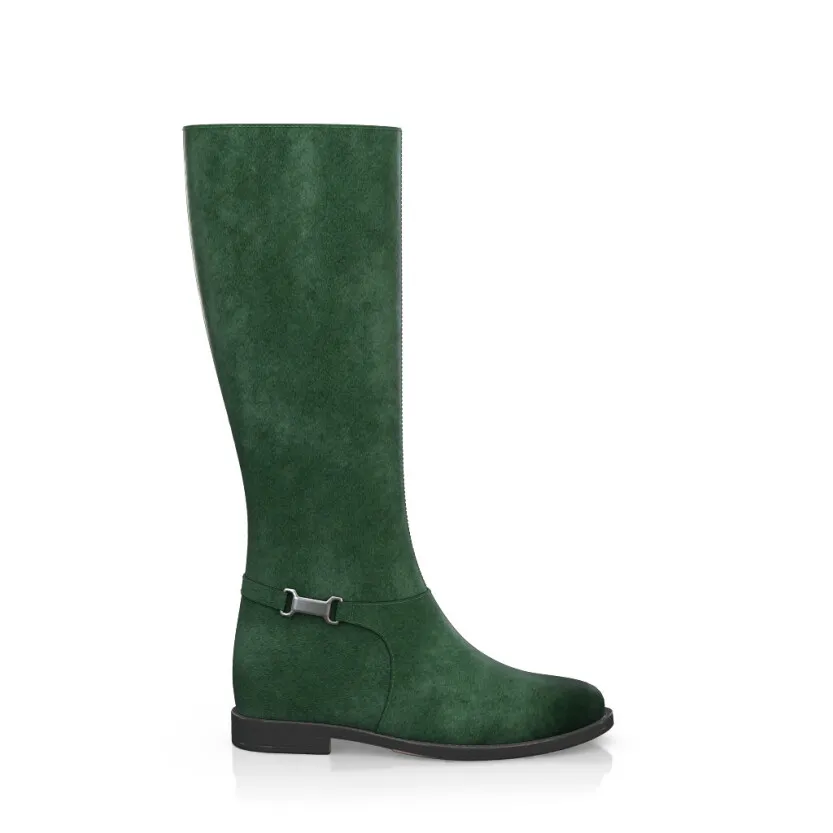 Stiefel mit verstecktem Absatz 13499