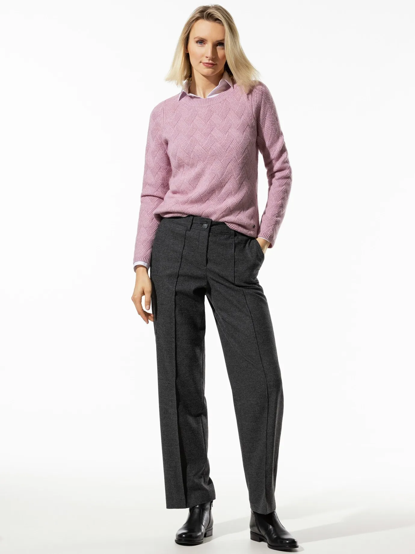 Struktur-Pullover Softwool