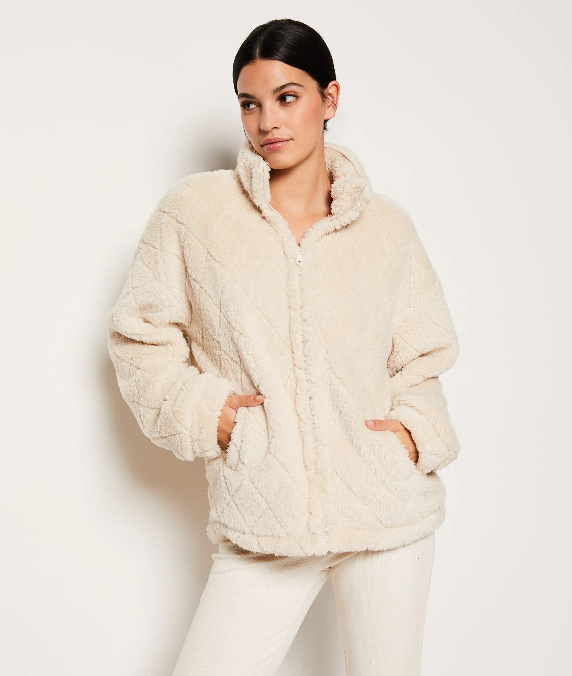 Sweat à capuche polaire POLYESTER