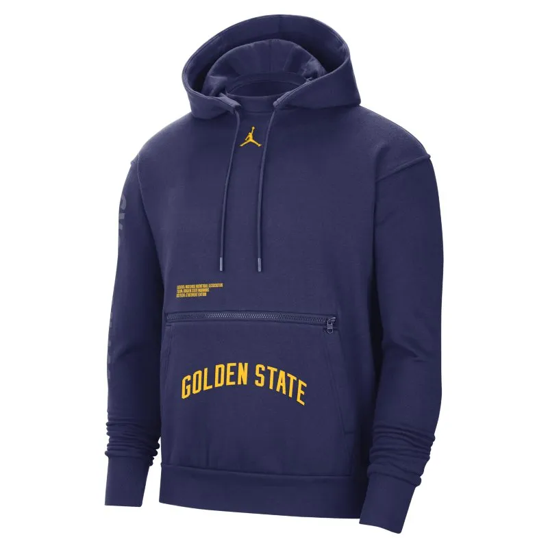 Sweatshirt Jordan Golden State Warriors Courtside Statement Edition Jordan NBA Fleece Pullover Hoodie DR7001-421