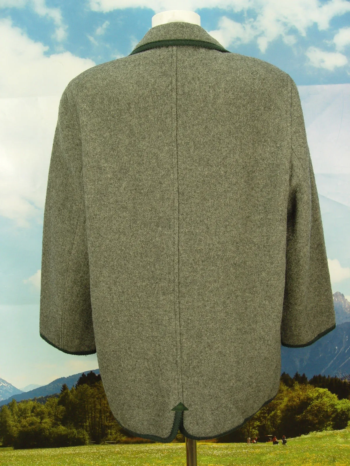 TOFANA weiter Schnitt lange TOP Bayern Wolle Jacke DW117 Trachtenjacke Janker Gr.42