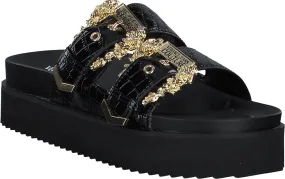 Versace Couture Damen-Pantoletten 180005971674 (Schwarz)