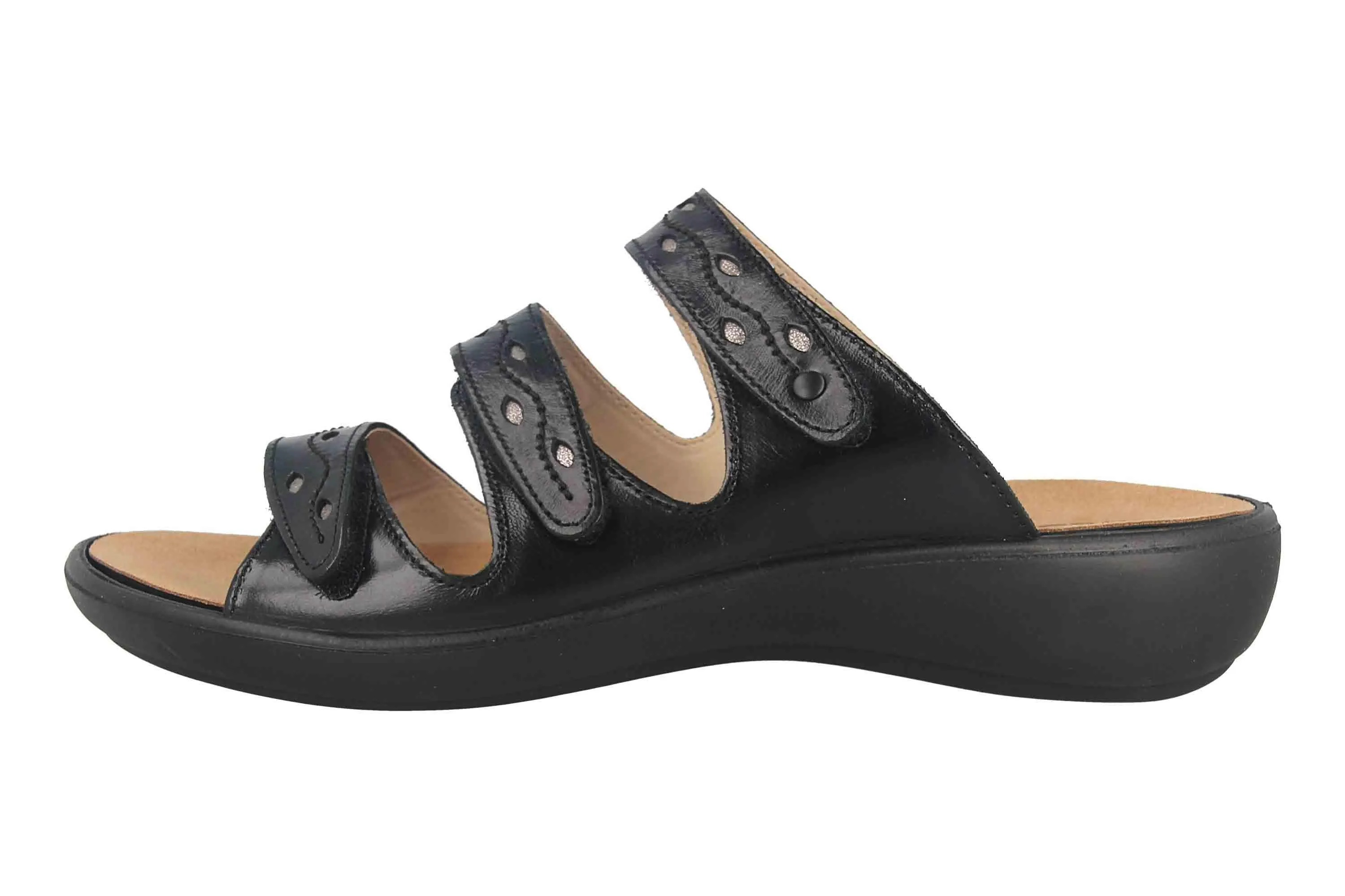 Westland Ibiza 66 Pantoletten in Übergrößen Schwarz 16766 43 100 große Damenschuhe